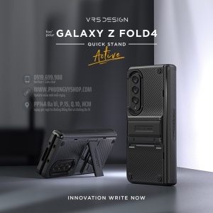 Ốp chống sốc Galaxy Z Fold4 - VRS Quick Stand Pro (Black)